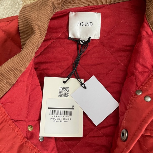 Found red patchwork jacket - Picture 3 of 7